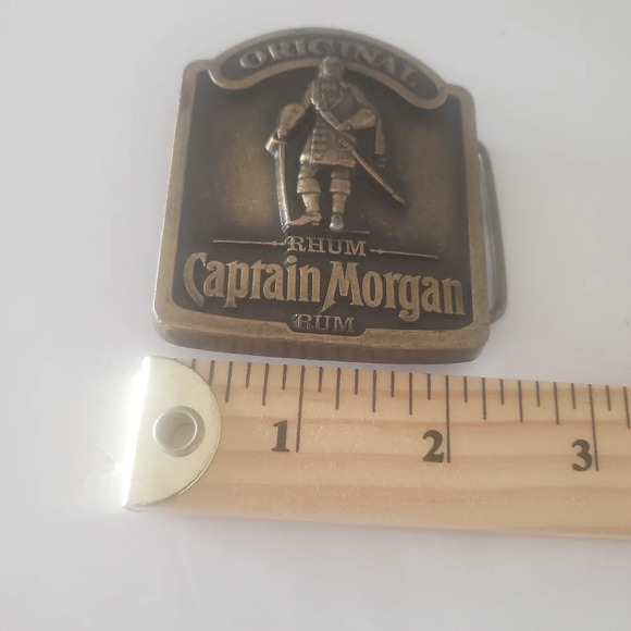 Original Captain Morgan Rhum/Rum Brass Belt Buckle. - Picture 4 of 4